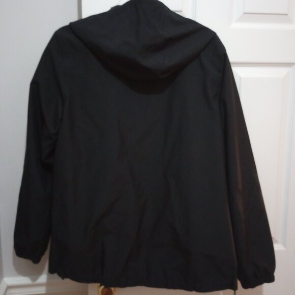 Mens GLOBE Breaker Spray Windbreaker Jacket & Traveler Sweatshirt Black sz L - Picture 3 of 12